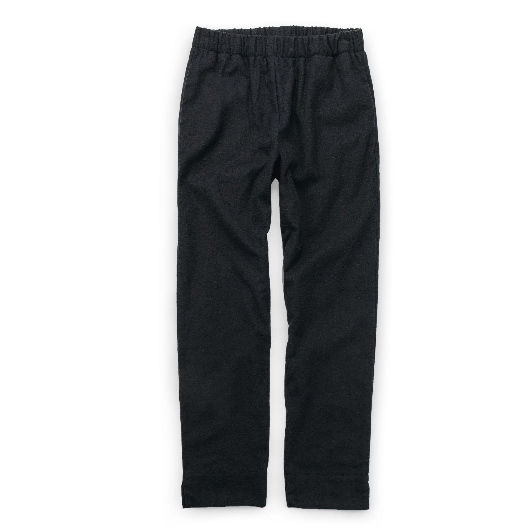 Auece Isla Pant in Black Brushed Cotton