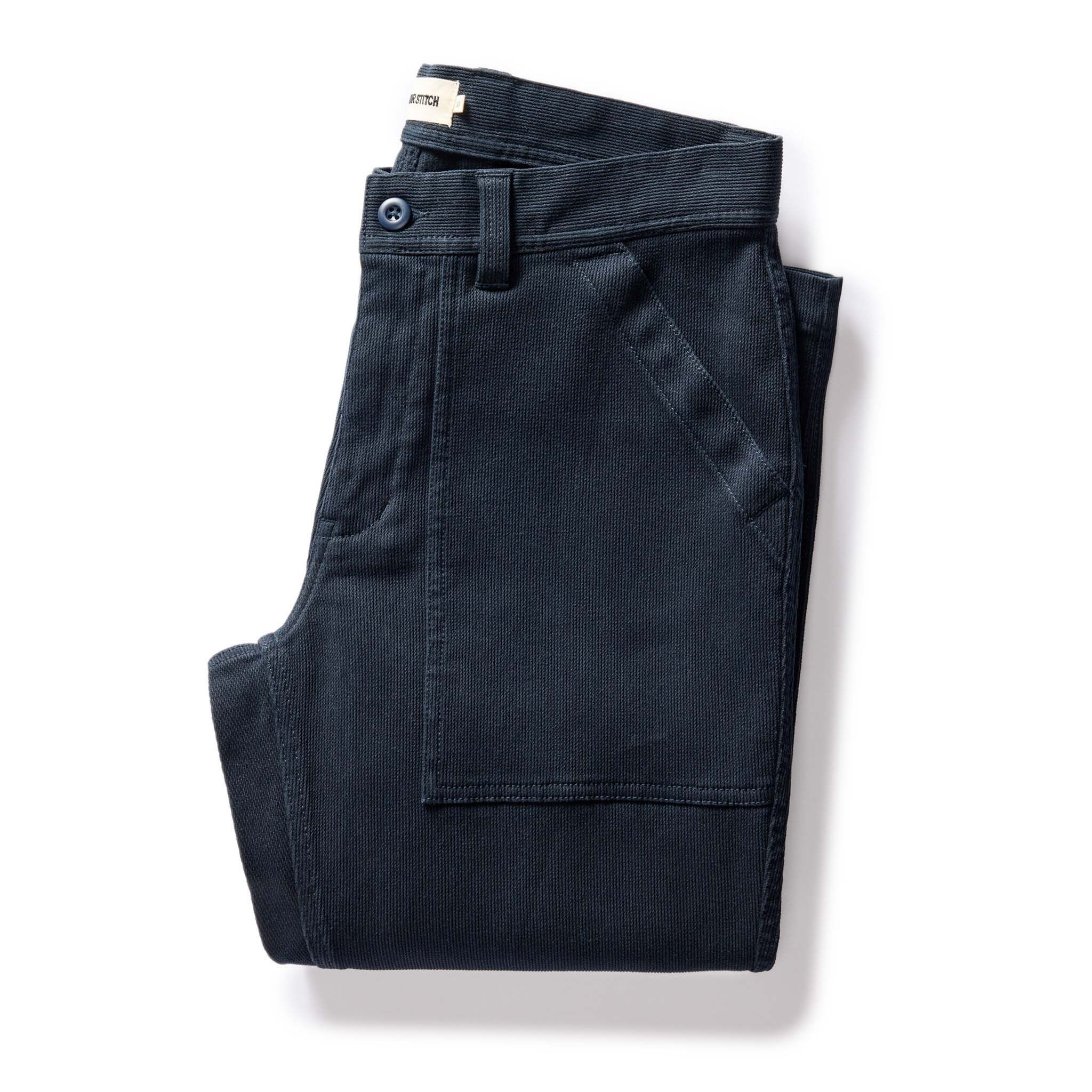 Auece Trail Pant in Dark Navy Bedford Cord