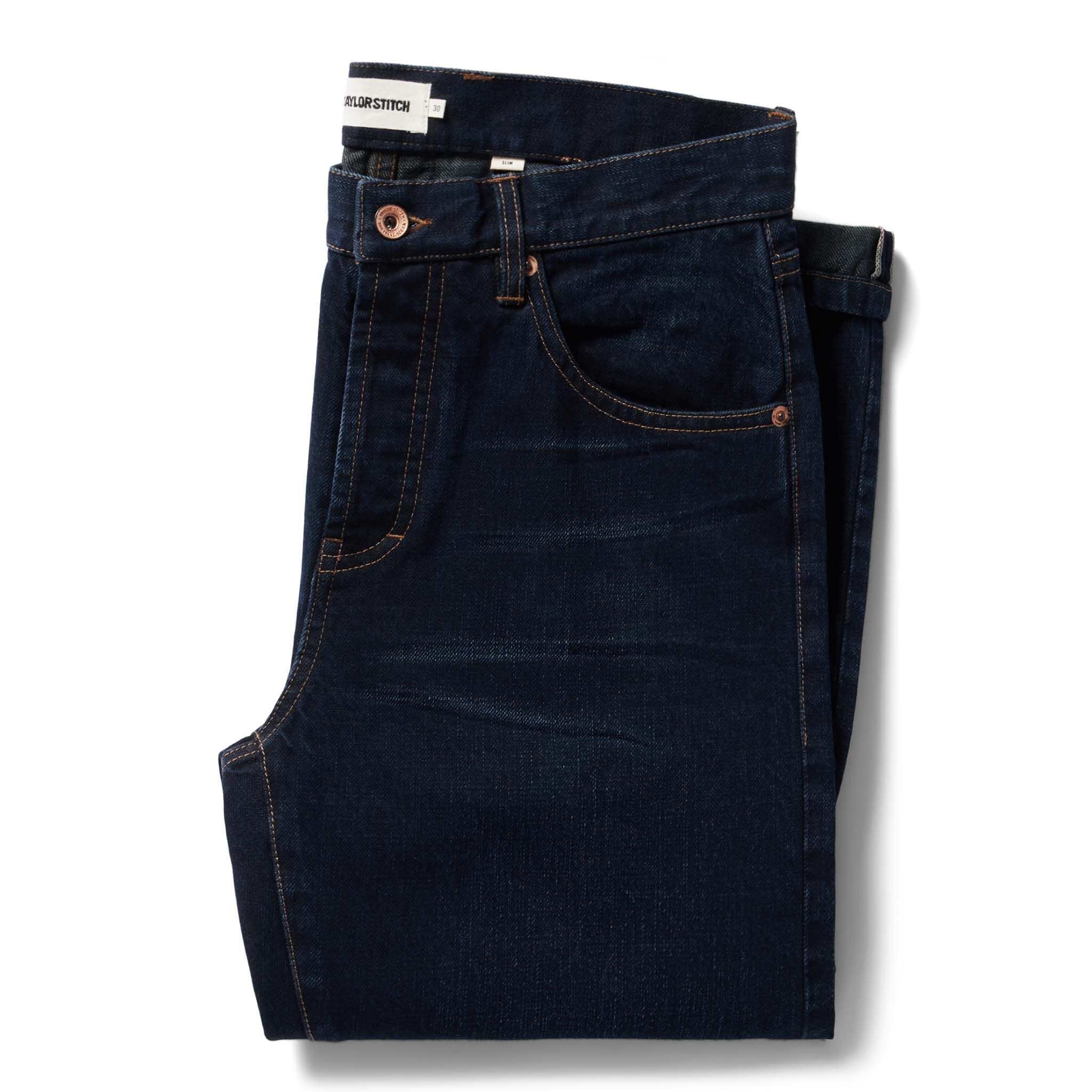 Auece Slim Jean in Wallace Wash Organic Selvage