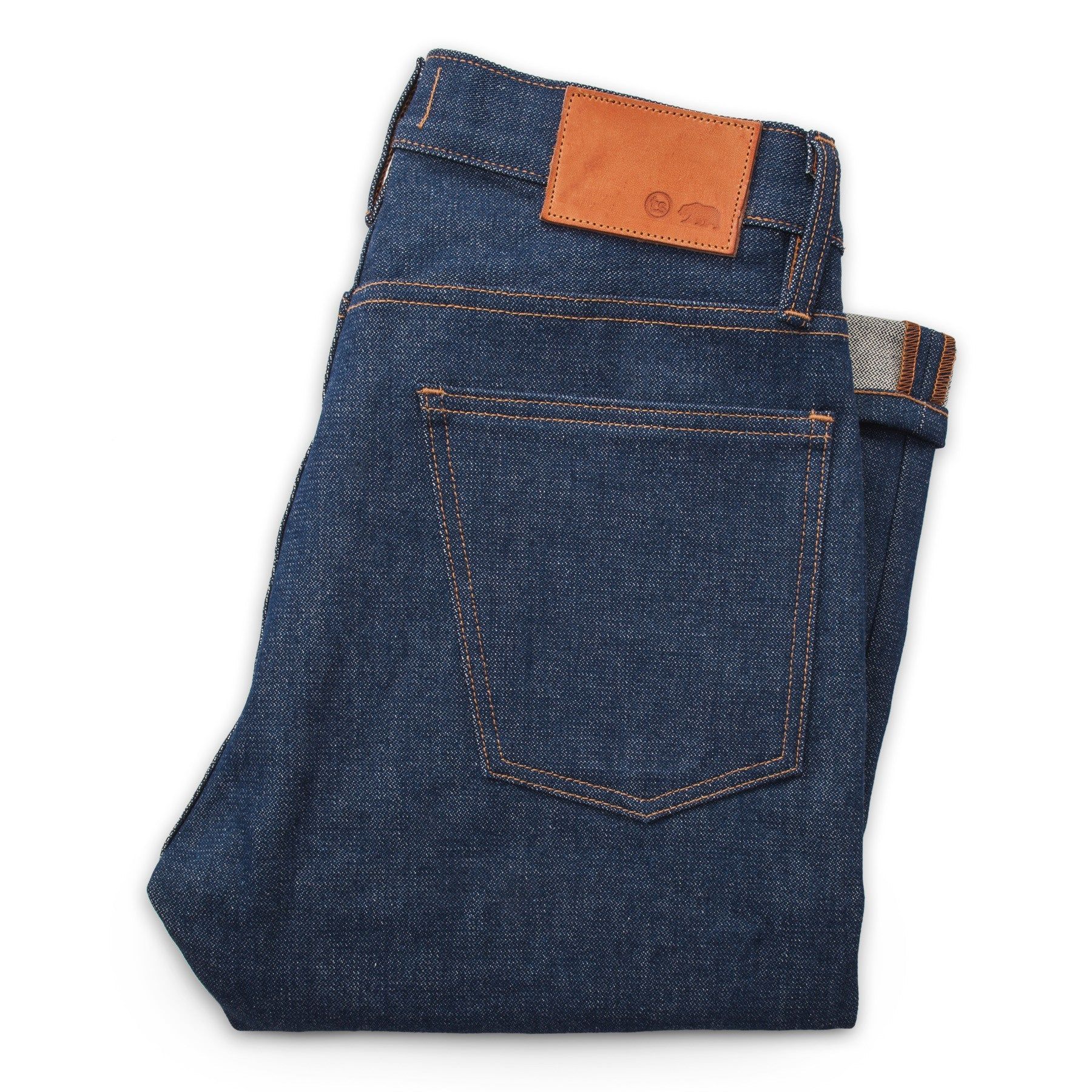 Auece Slim Jean in Indigo Broken Twill