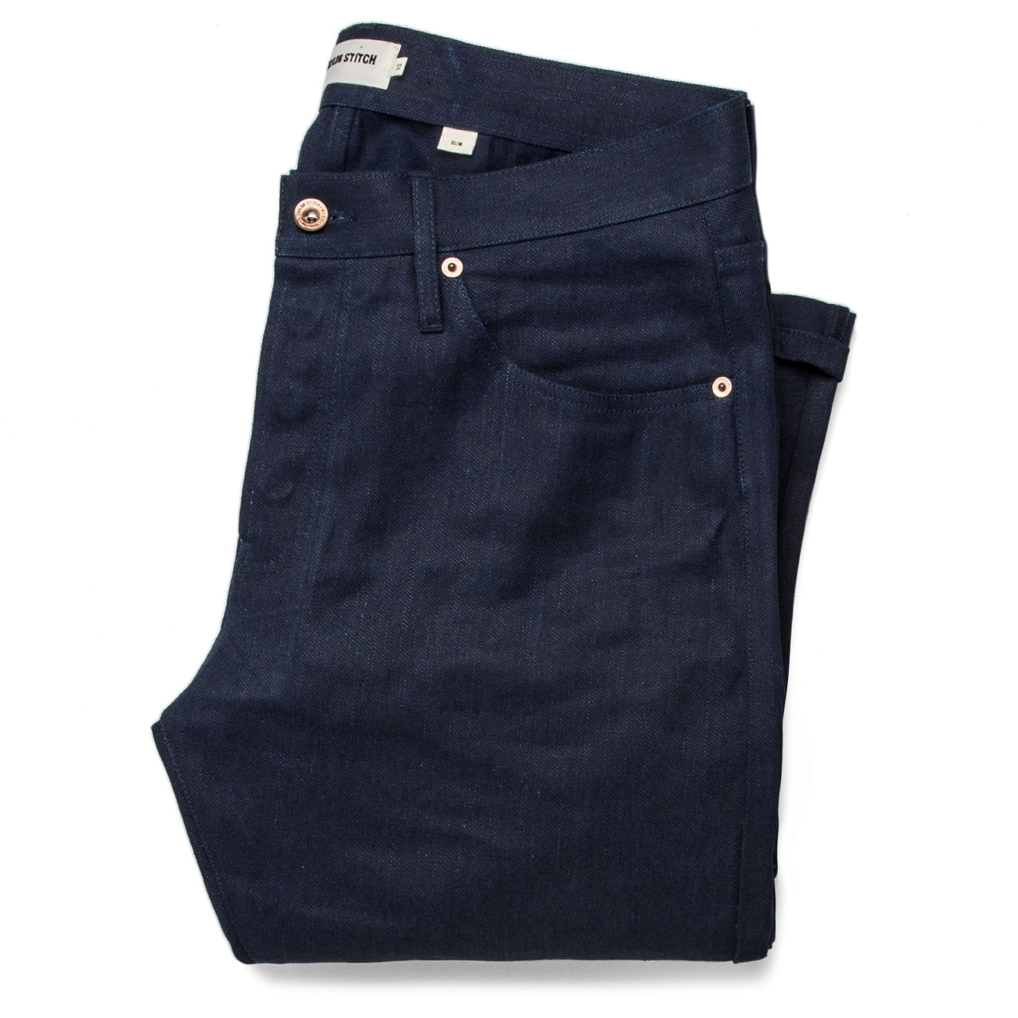 Auece Slim Jean in Double Indigo Standard