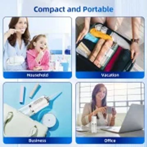 4-in-1 Rechargeable Oral Irrigator: Portable, Wireless Dental Care Flosser with USB Charging for Healthy Gums & Travel
