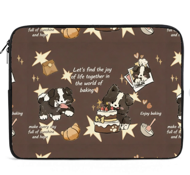 卡通手提電腦包手提單肩兩用適用蘋果 華為 小米