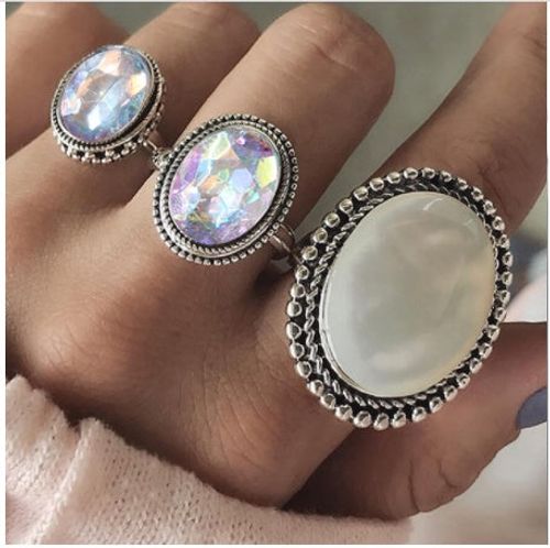 Diamond set ring jewelry