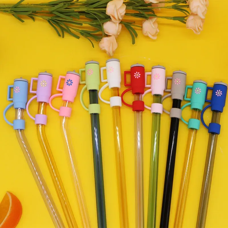 10mm straw cover cup straw dust cover