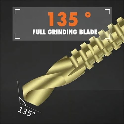 🔥🔥🔥Serrated twist head electric drill, serrated wood punching and slotting cutting, steel T-itanium coated saw, woodworking slotting drill 234 sales