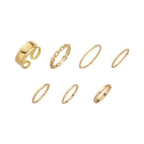 Seven-piece Ring Female Finger Ring Joint Index Finger Ring