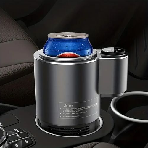 Car Home Fast Cooling And Heating Cup Mini Coffee Beer Refrigerator With Smart Temperature Control Travel Mug For Baby Milk Warmer Stainless Steel Cup