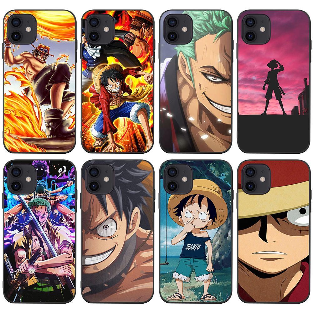 Mobile Phone case for iPhone 16 Promax Explosion Anti-fall Animation One Piece for iPhone 15 14 13 Support Picture Customization
