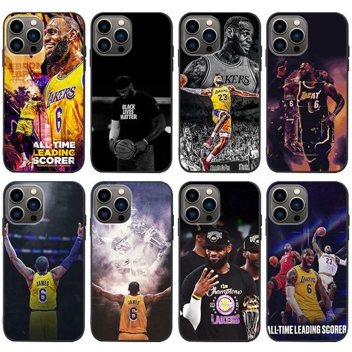 Mobile Phone case for iPhone 16 Pro Max Popular Lakers Basketball James for iPhone 15 14 13 12 Pro Max Mobile Phone case