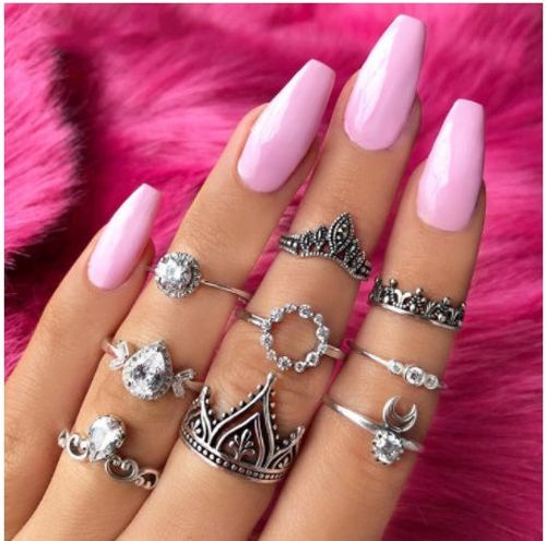 Diamond set ring jewelry