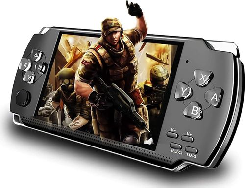 Handheld Game Console, Built-in 1200 Games 4.3 HD Screen Retro Gaming System, Portable Rechargeable Game Console with Dual Joystick, Support TV Output, Best Gift for Adult