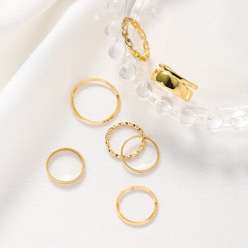 Seven-piece Ring Female Finger Ring Joint Index Finger Ring