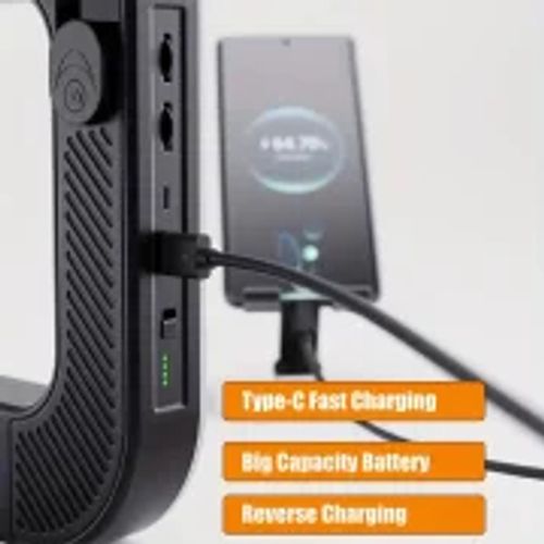 2025 New Smartphone Video Stand Handheld LED Ring Light Selfie Light Mobile Video Stabilizer for Camera, Smartphone, Action Camera, Filming, Filmmaking and Makeup