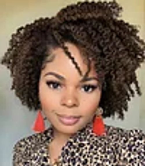 Short Hair Afro Kinky Curly Wigs With Bangs For Black Women