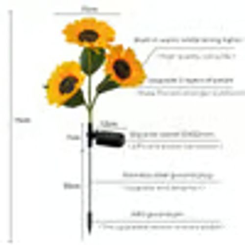 🌻Last Day 49% Off-- Waterproof Solar Sunflower Light
