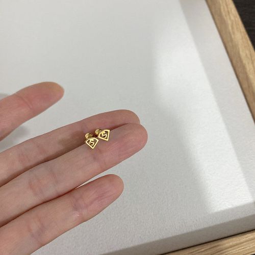 Minimalist Classic Titanium Steel Thin Needle Screw Buckle Free Ear Bone Screw