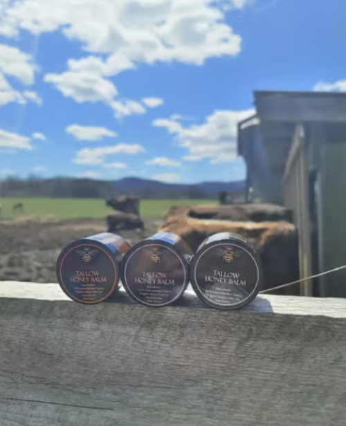 🍯Handmade Organic Grass-Fed Beef Tallow Balm with Raw Honey 🌿