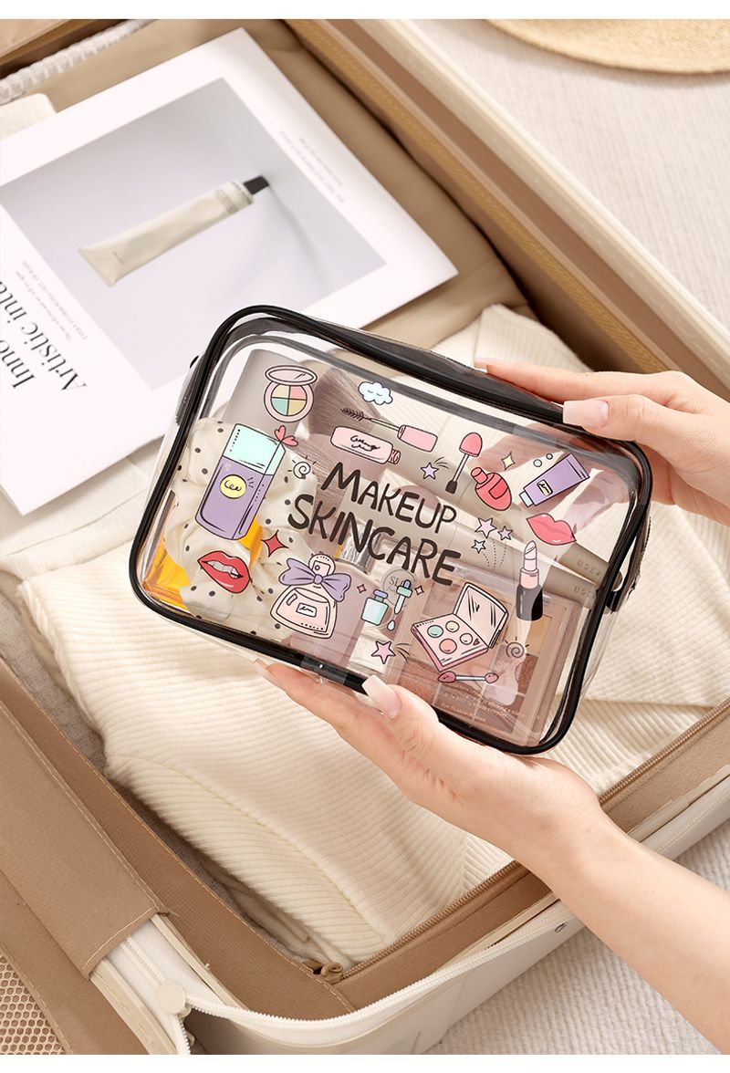 旅遊必備用品 醫療包 防水pvc 透明化妝包 旅行收納 洗漱包 來圖定制 購買一件也可定制