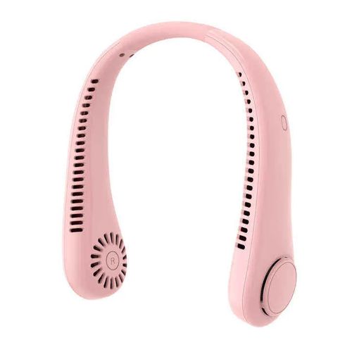 Outdoor Neck Fan Convenient Mini Fan Air Cooler Rechargeable Wearable Portable Handheld Neck Fan for Office Household