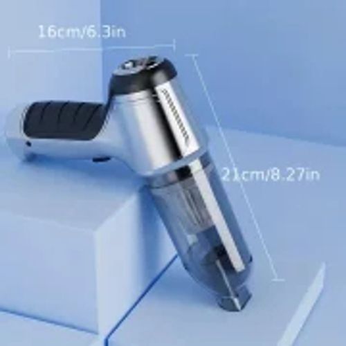 Strong Suction Cordless Vacuum Cleaner – 2-in-1 Handheld and Blower, USB Rechargeable with Dusting Brush for Home & Car