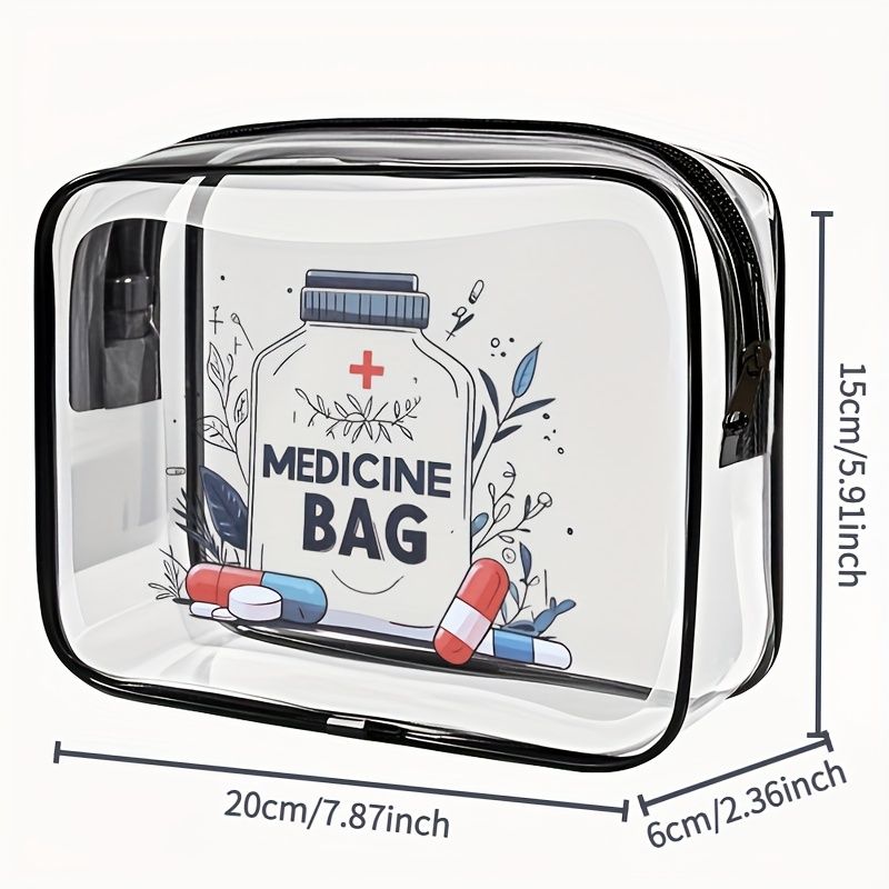 帶拉鍊閉合 大容量 易於清潔 時尚高品質女士和女孩儲物袋 高品質小袋 pvc化妝包 洗漱包 旅行便攜 tsa准入