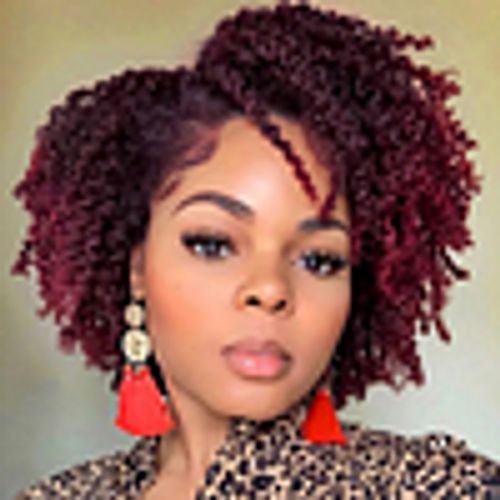 Short Hair Afro Kinky Curly Wigs With Bangs For Black Women