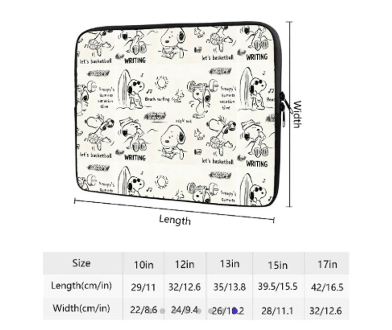 卡通手提電腦包手提單肩兩用適用蘋果 華為 小米 來圖定制 一件也可定制