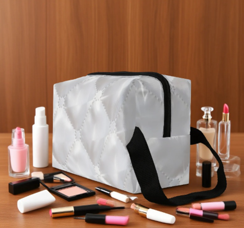 化妝包輕盈質感手提 分隔設計高顏值 日常通勤短途旅行洗漱收納包 來圖定制 一件可定制