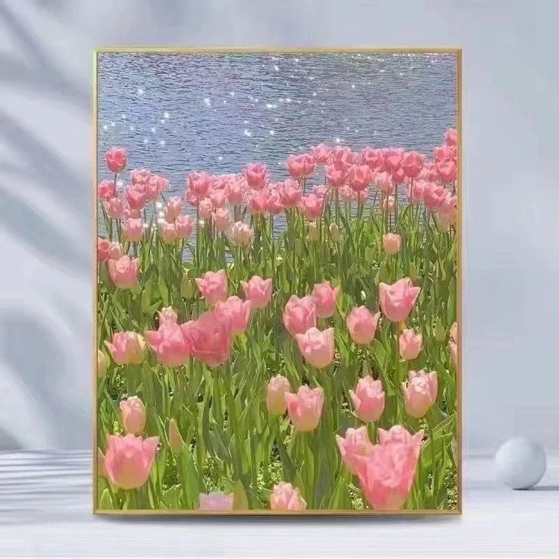 讓您的客廳煥發新生選擇我們的手工DIY數位油畫