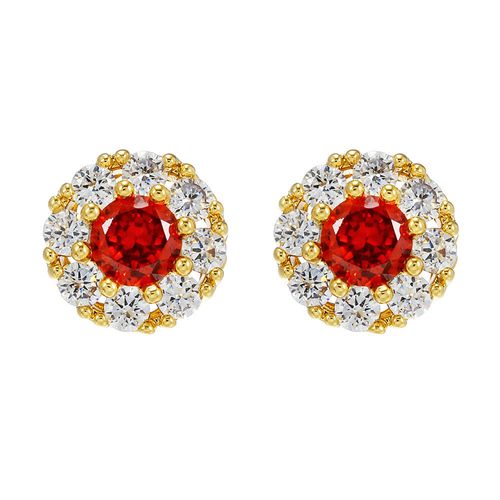 925 Silver Stud Earrings Micro Set Zircon Earrings Titanium Steel Necklace
