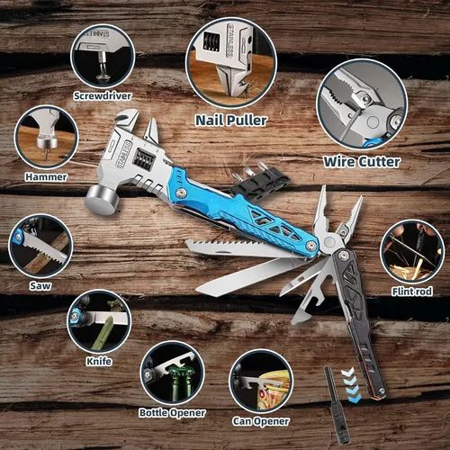 🛠️ 🛠️ 18 in 1 multifunctional hammer wrench tools 226 sales