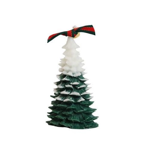 Hot-selling Handmade Christmas Tree With Snow Shaped Scented Candles Scented Candles for Christmas Decoration