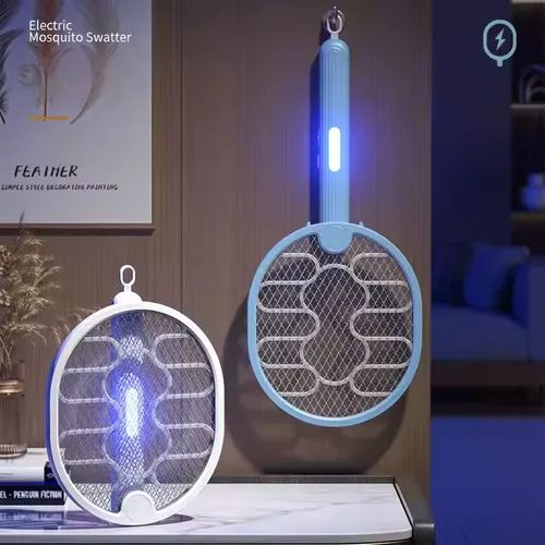 Mosquito Swatter Home Folding Wall Mounted Purple Light Mosquito Trap 2-in-1 Electric Shock Mosquito Swatter Electric 51 sales