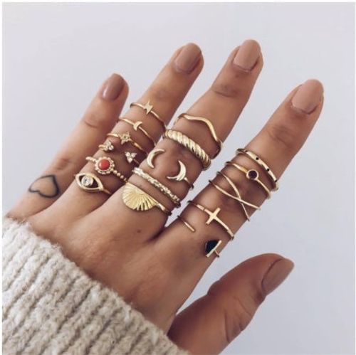 Diamond set ring jewelry
