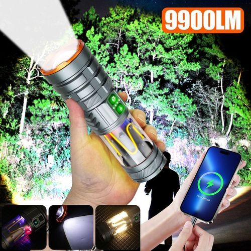 Camping lamps super bright laser strong light flashlight long-range outdoor waterproof multi-function convenient emergency endurance flashlight