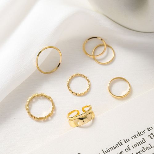 Seven-piece Ring Female Finger Ring Joint Index Finger Ring