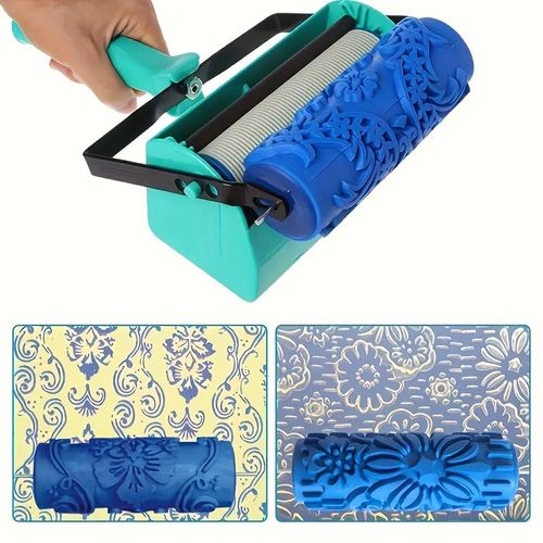 5Art Wall Decor Paint Roller - Single Color Printing Tool with Easy-to-Use Case