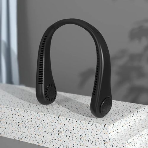 Outdoor Neck Fan Convenient Mini Fan Air Cooler Rechargeable Wearable Portable Handheld Neck Fan for Office Household