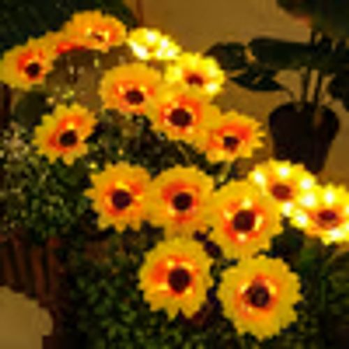 🌻Last Day 49% Off-- Waterproof Solar Sunflower Light