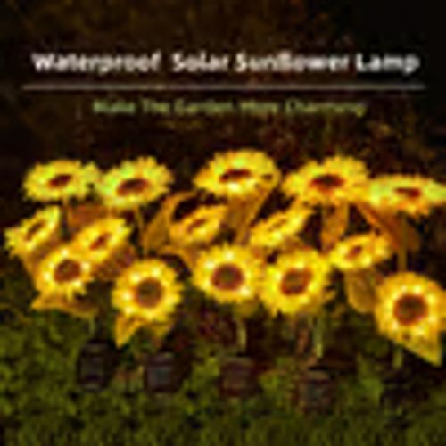 🌻Last Day 49% Off-- Waterproof Solar Sunflower Light