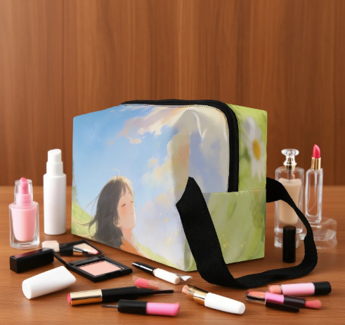 化妝包輕盈質感手提 分隔設計高顏值 日常通勤短途旅行洗漱收納包 來圖定制 一件可定制