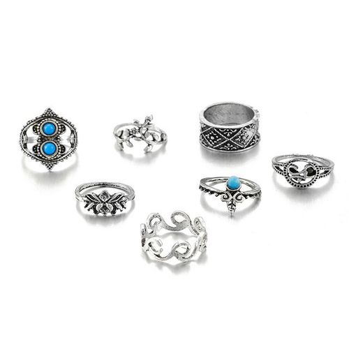 Women's silver ring suit