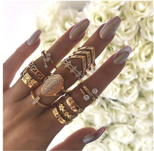 Diamond set ring jewelry
