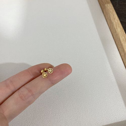 Minimalist Classic Titanium Steel Thin Needle Screw Buckle Free Ear Bone Screw