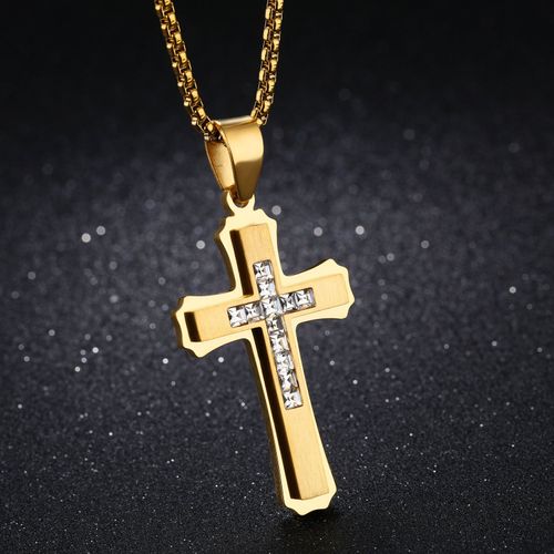 Necklace Jeweled Pendant Titanium Steel Personalized Necklace