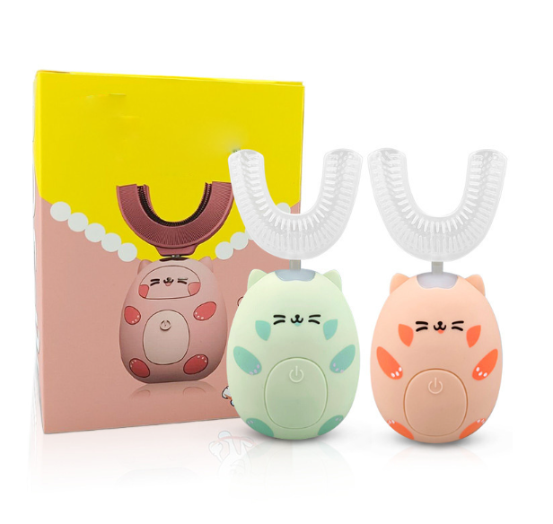 Household U-shaped children's electric toothbrush