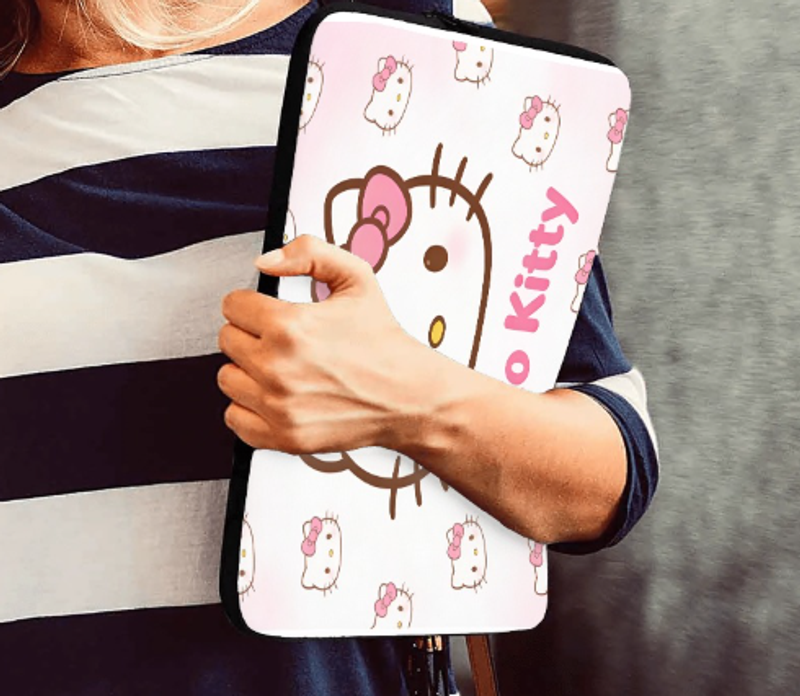 卡通手提電腦包手提單肩兩用適用蘋果 華為 小米