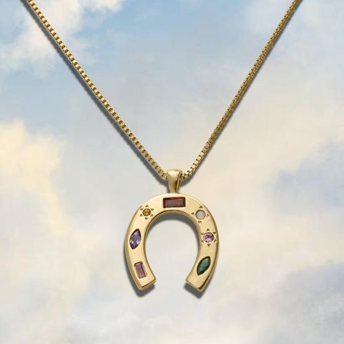 Square Pendant Necklace Stainless Steel Chain