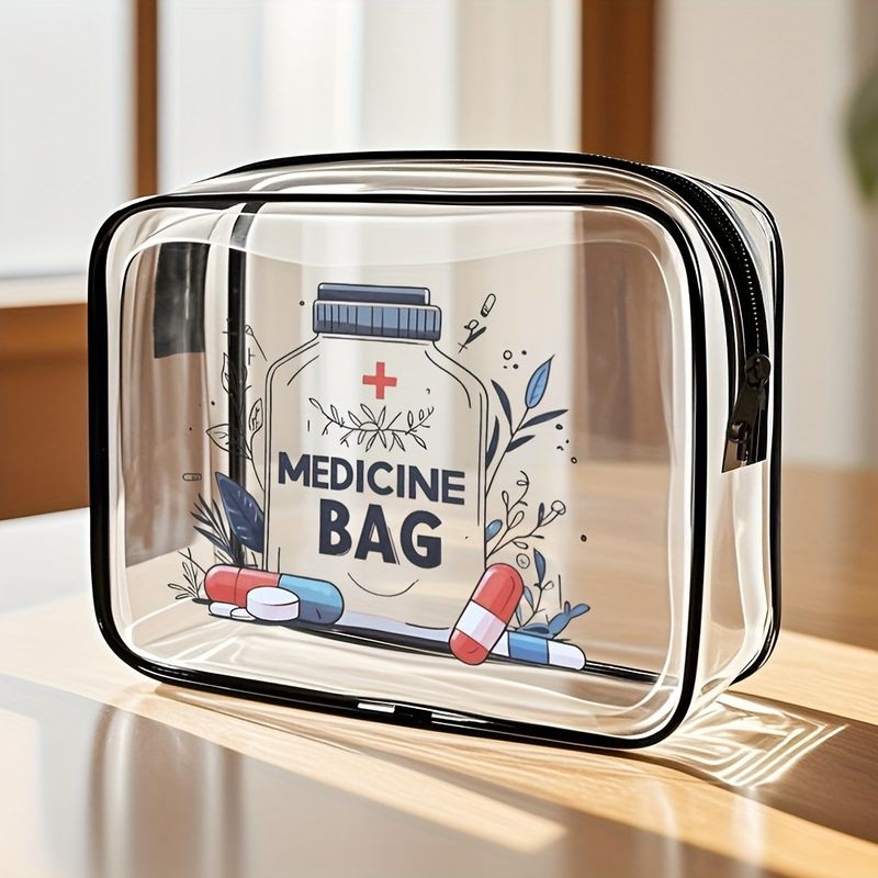 帶拉鍊閉合 大容量 易於清潔 時尚高品質女士和女孩儲物袋 高品質小袋 pvc化妝包 洗漱包 旅行便攜 tsa准入